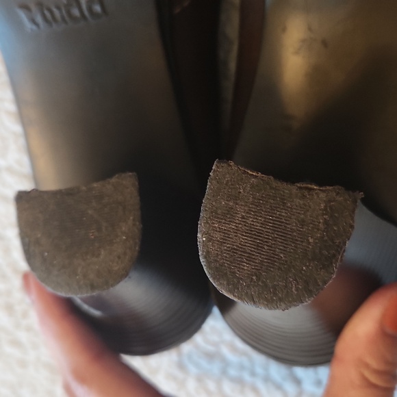 Vintage 90's Y2k Mudd Faux Leather Mary Jane Platform Heels Bowtie Detail - Picture 9 of 12